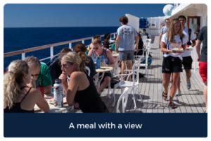 A meal with a view